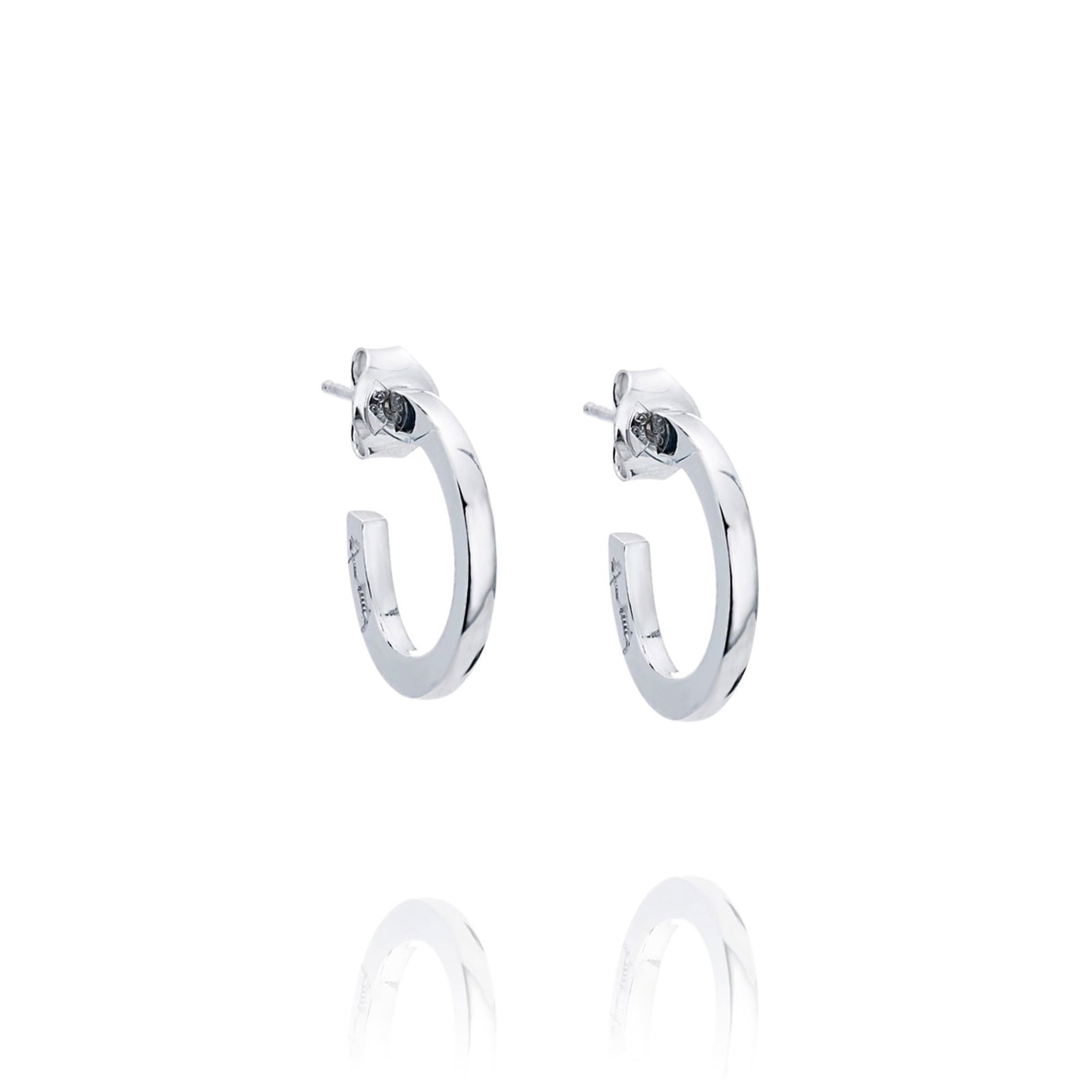 Alternativ bild 0 för Little Hoops Örhänge Silver