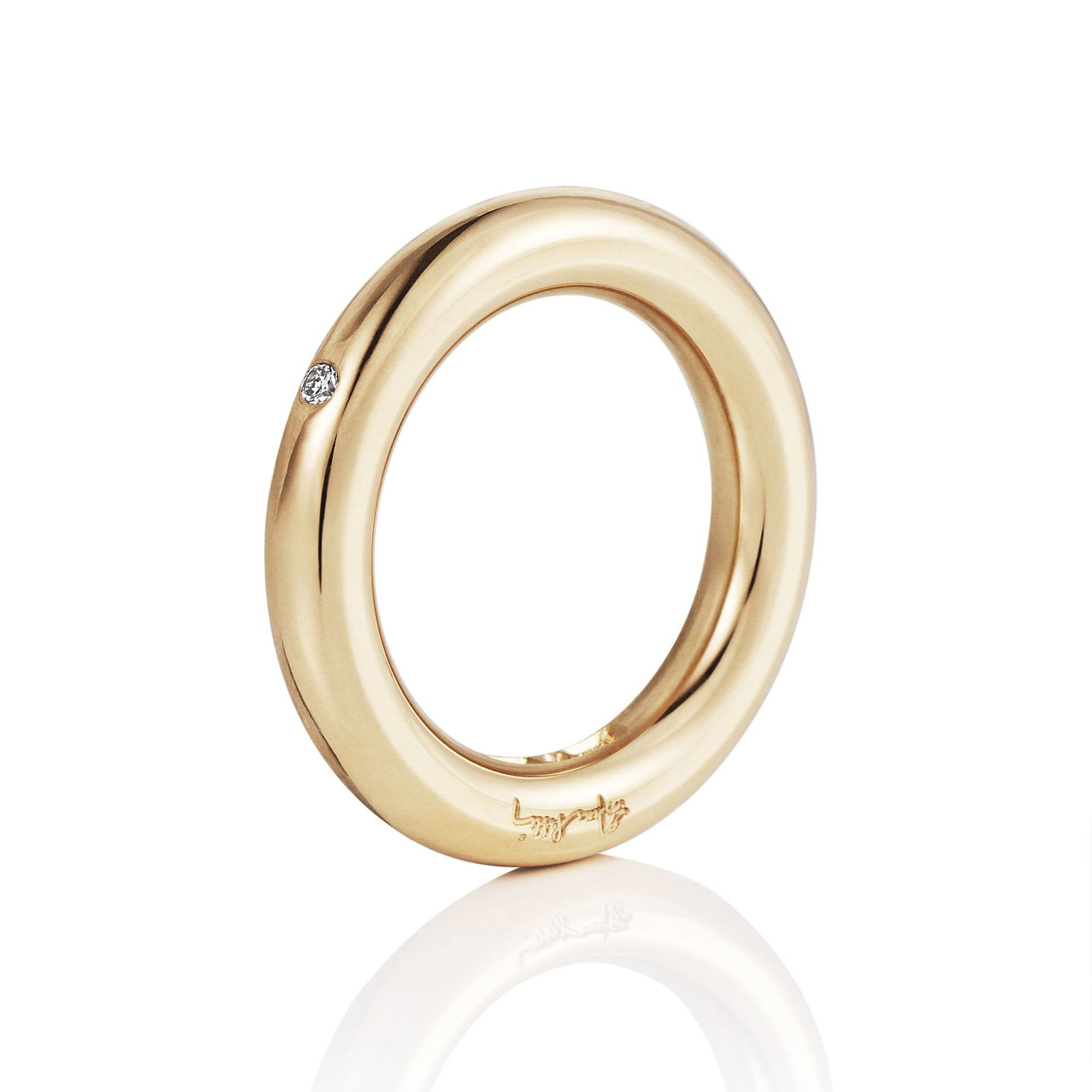 One Love & Stars Ring 0.03 ct