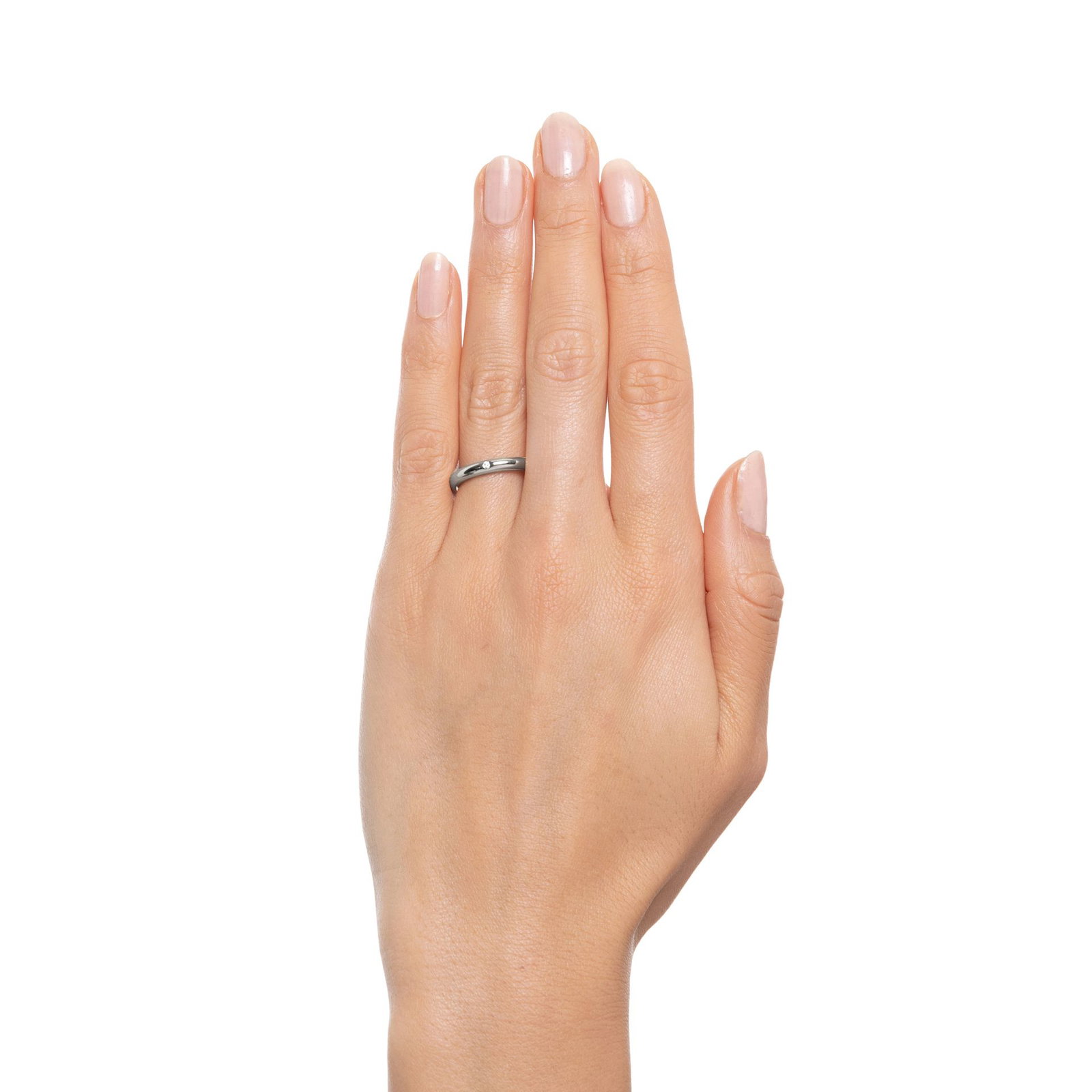 One Love & Stars Thin Ring 0.02 ct bild 4