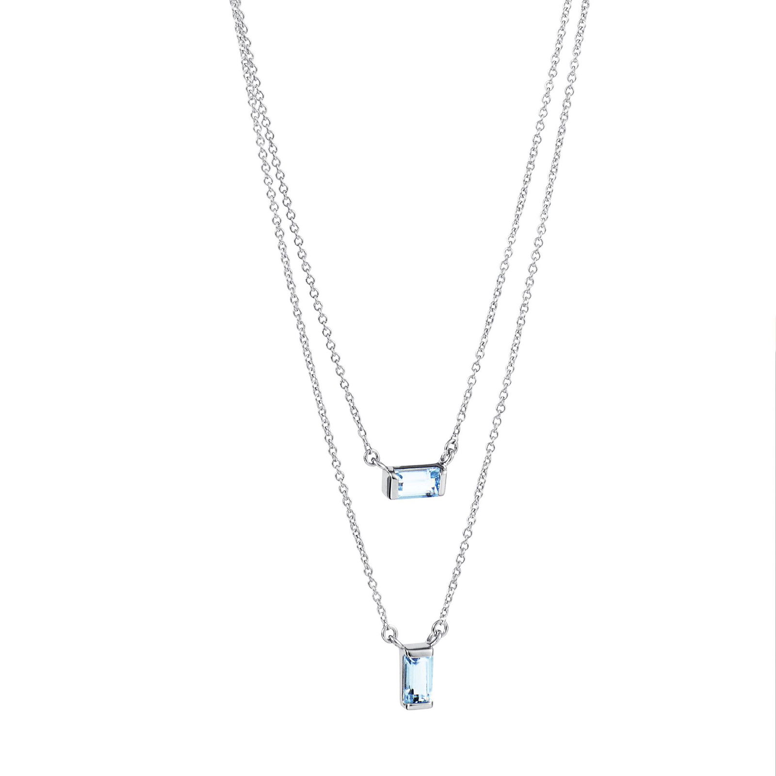 Alternativ bild 0 för A Macaron Dream Stud Halsband Silver 40-45 cm