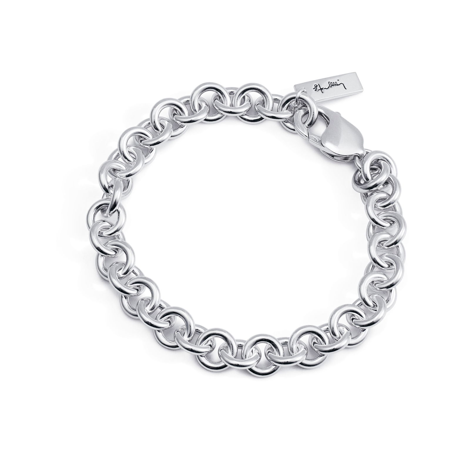 Alternativ bild 0 för Chain Armband Silver 20 cm