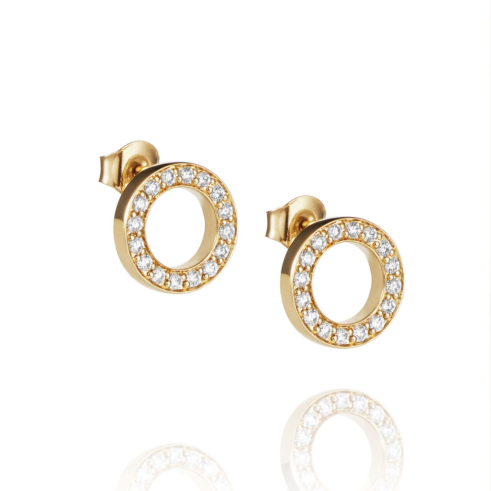 Alternativ bild 0 för Circle Of Love Örhänge Guld