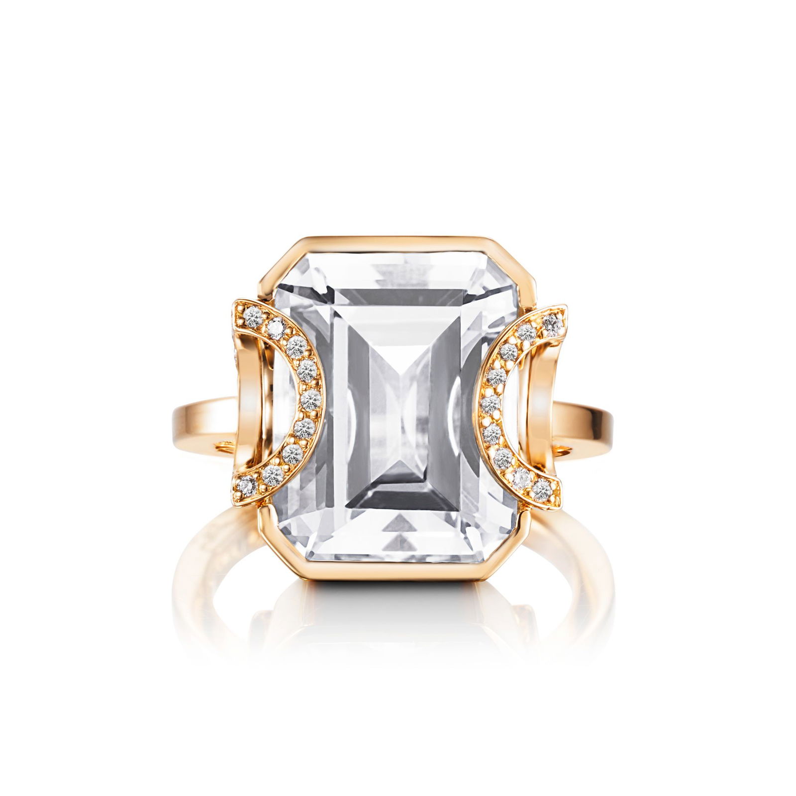 Alternativ bild 0 för Little Magic Star - Crystal Quartz Ring Guld 15.00 mm