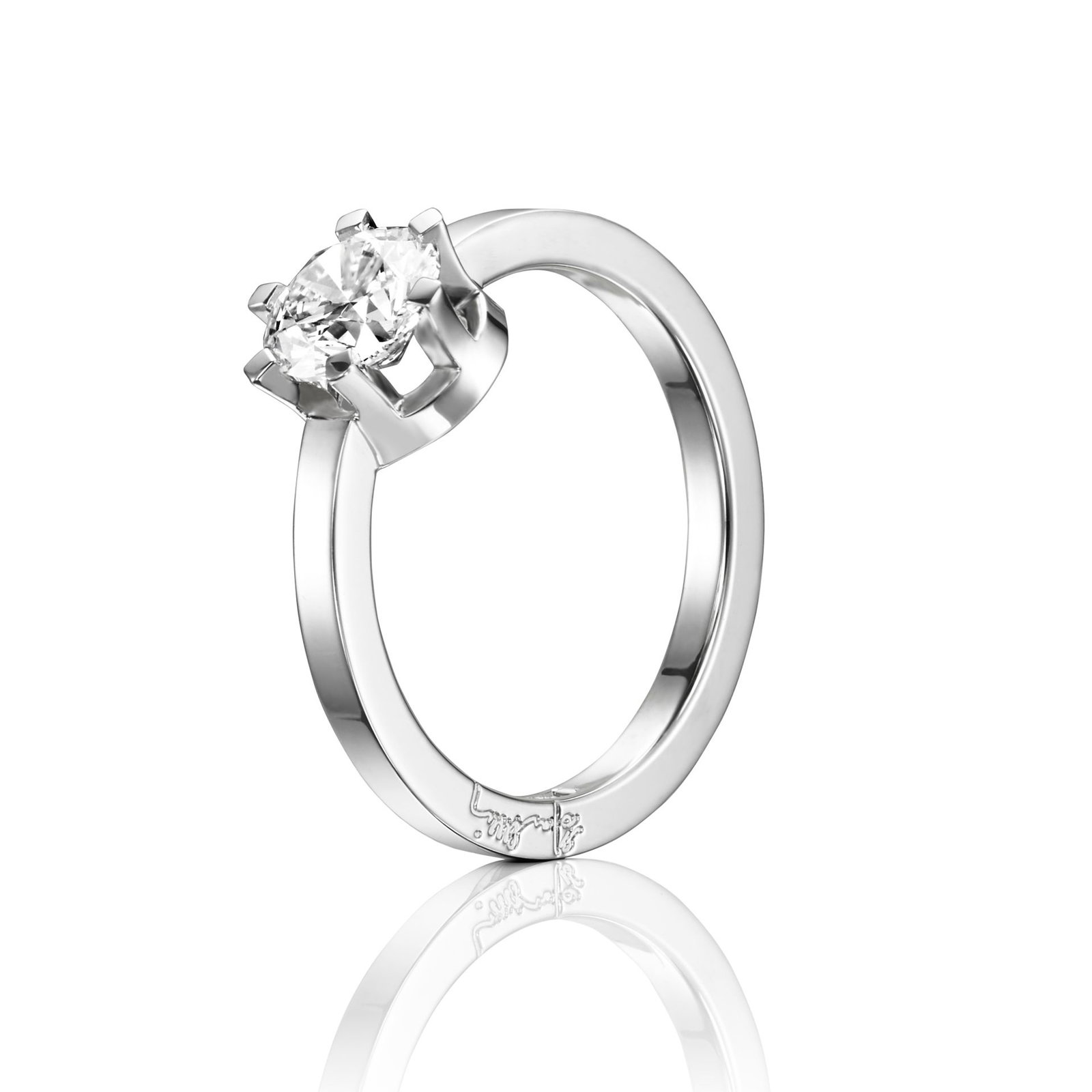 Crown Wedding Ring 1.0 ct bild 2