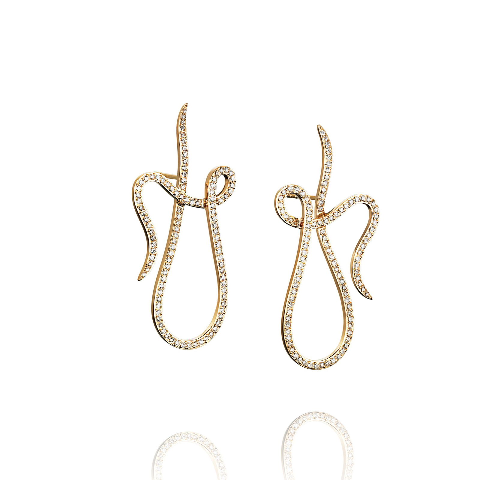 Alternativ bild 0 för Shape Of A Dream & Stars Örhänge Guld