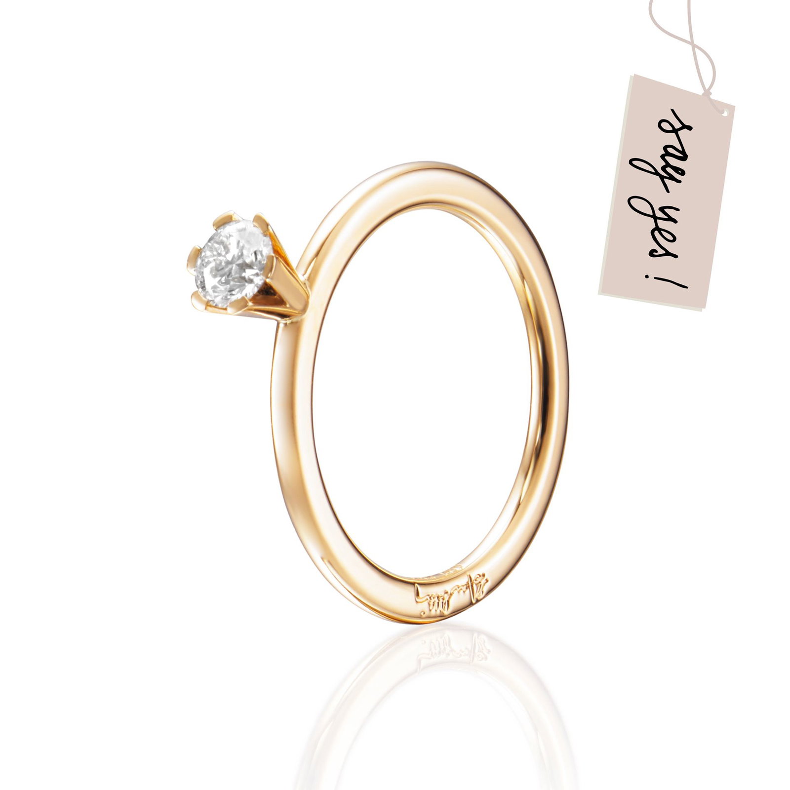 Efva Attling High On Love Ring 0.30 ct 17.50 - HYRA RING: GULD