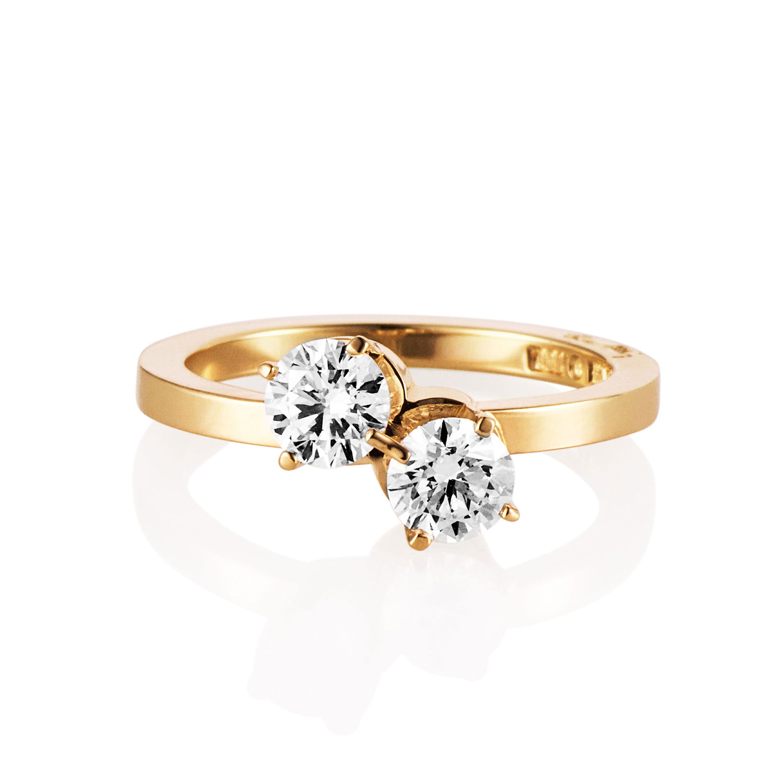 Efva Attling Twin Star Ring 1.0 ct 22.00 - GULD