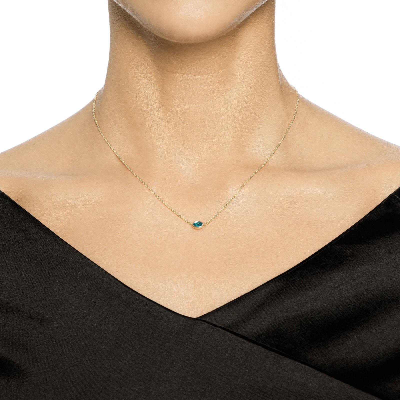 Love Bead Necklace Gold - Topaz bild 2