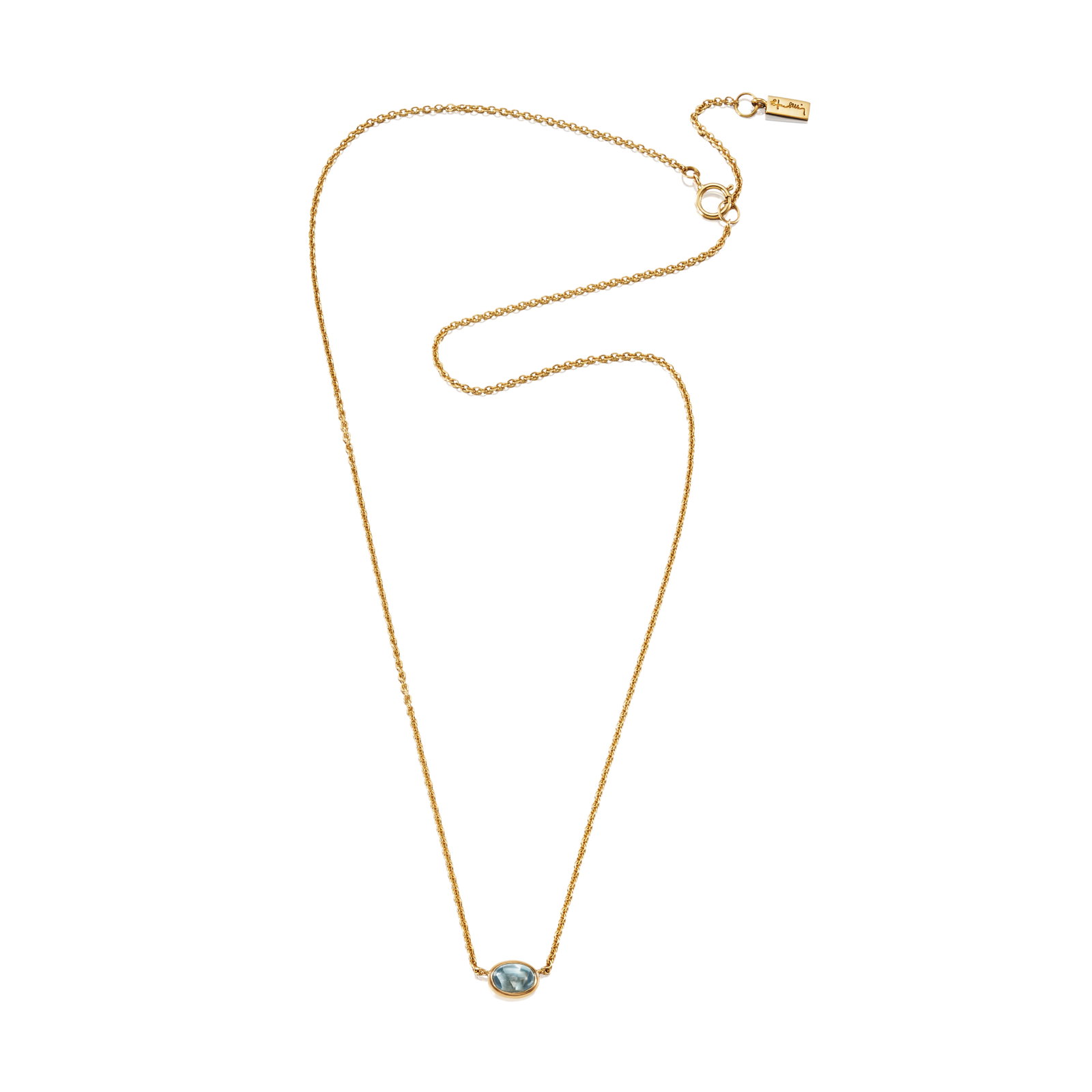 Love Bead Necklace Gold - Topaz bild 3