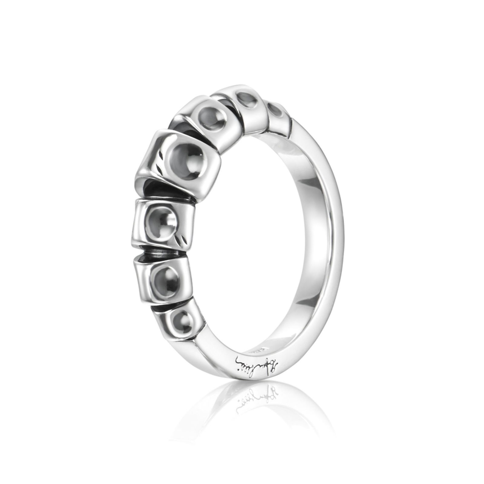 Alternativ bild 0 för Slim Spine Ring Silver 15.00 mm