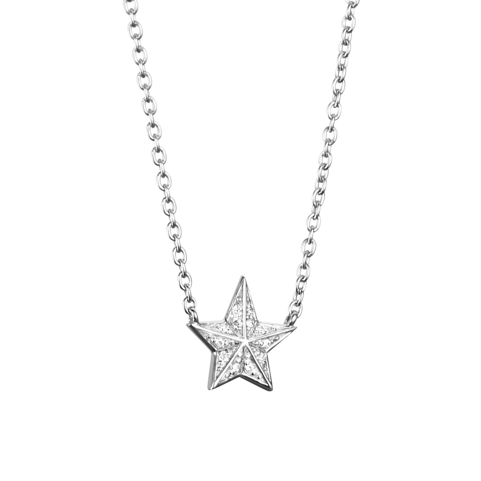 Alternativ bild 0 för Catch A Falling Star & Stars Halsband Vitguld 42-45 cm