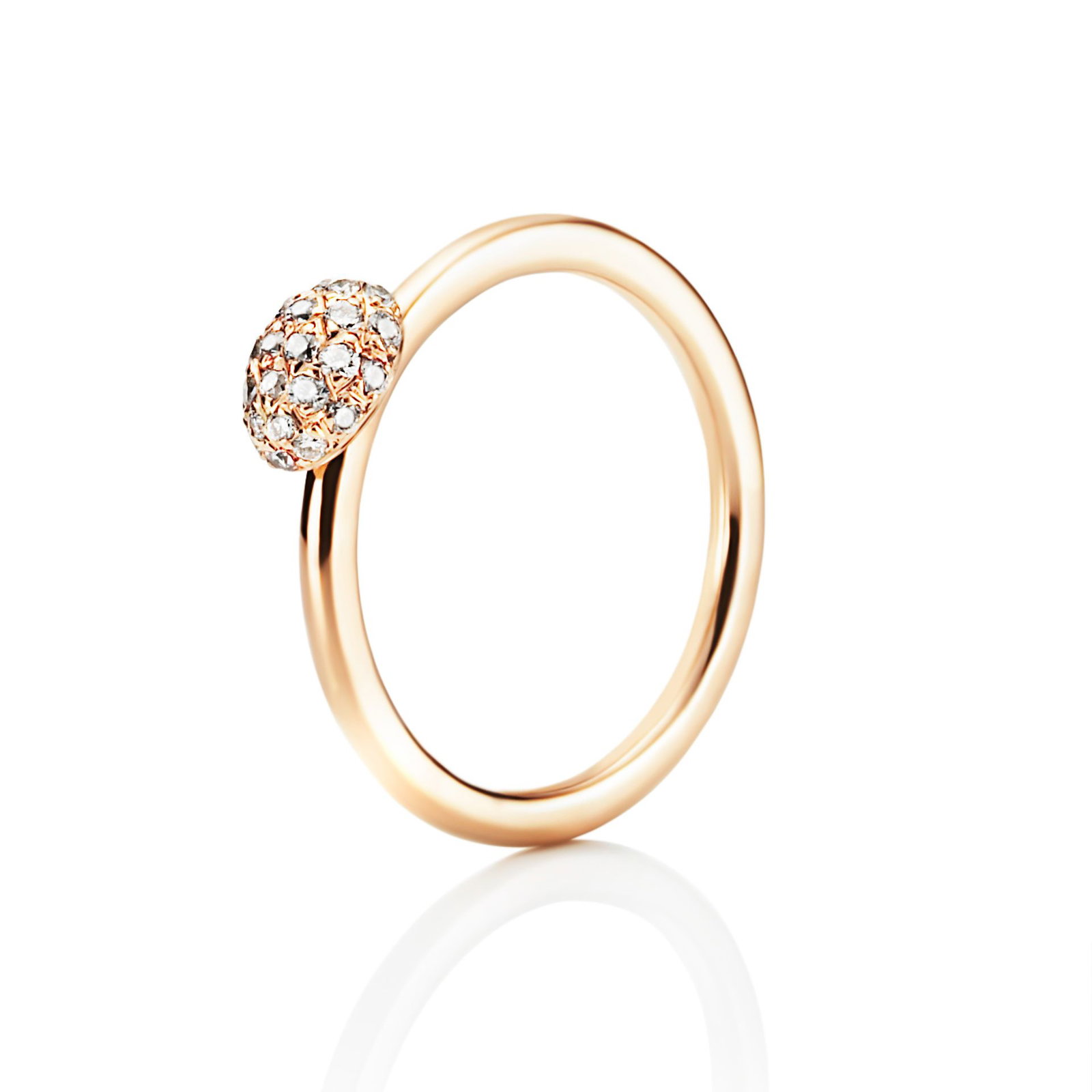 Efva Attling Love Bead Ring - Diamonds 19.00 - GULD