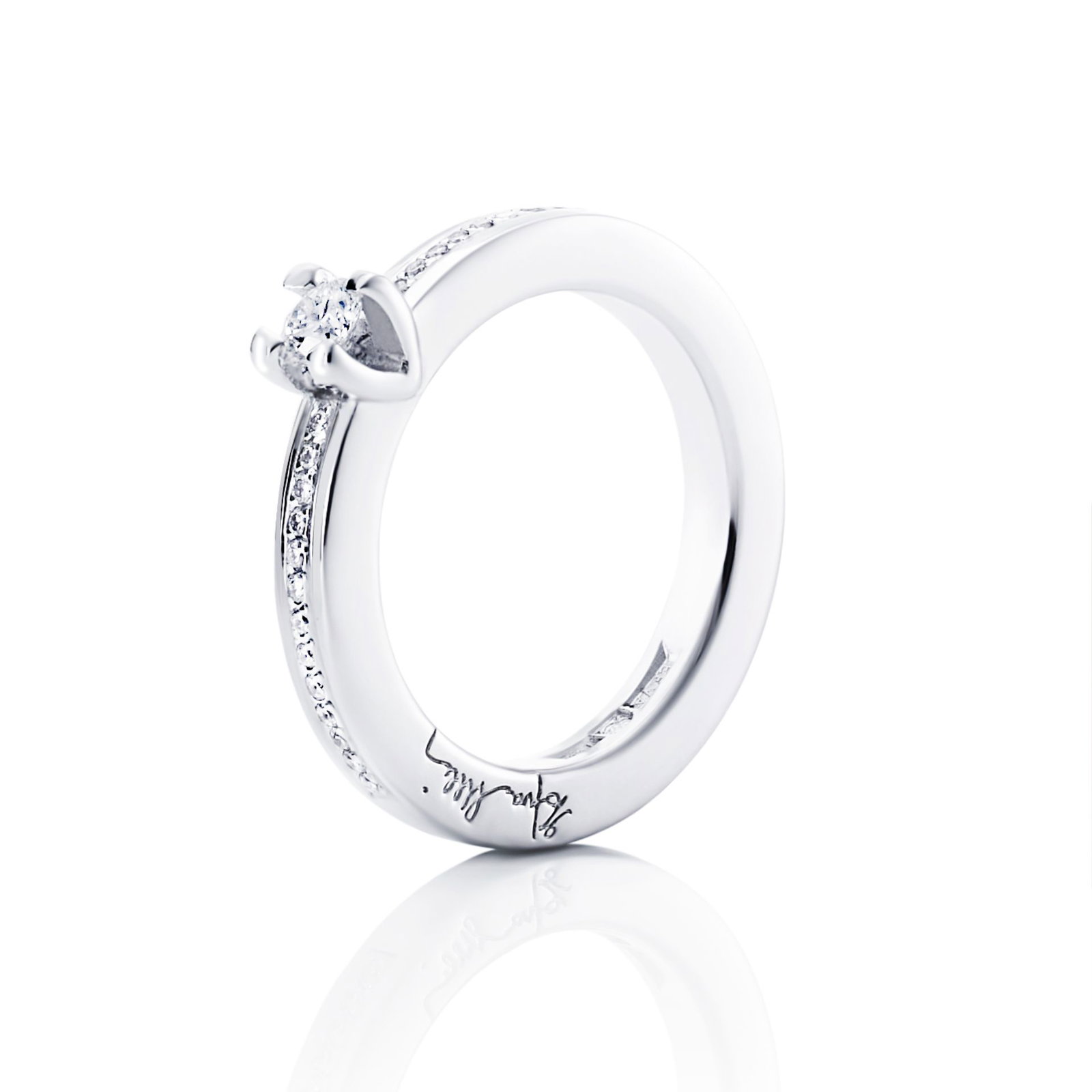 Heart To Heart Ring 0.19 ct bild 4