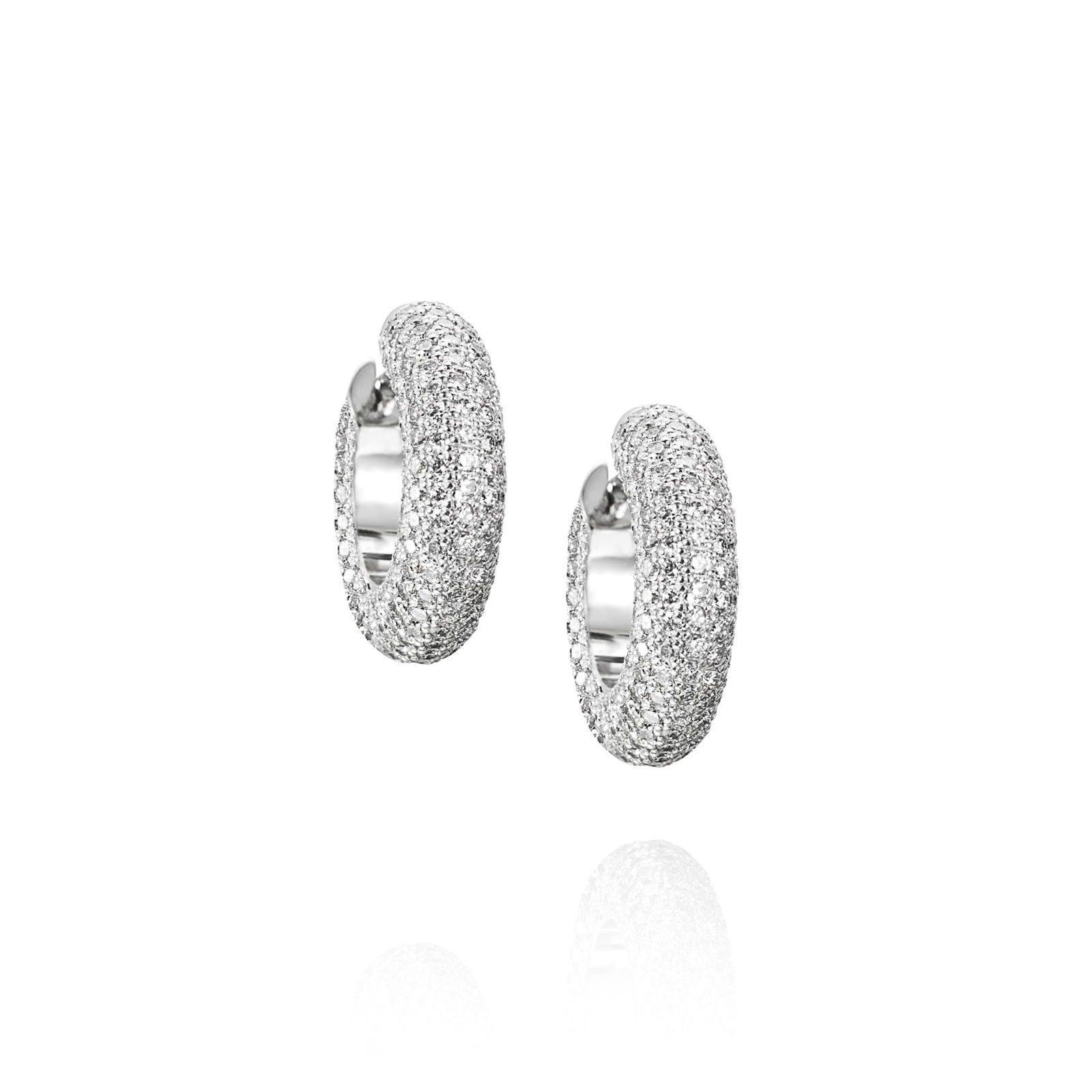 Alternativ bild 0 för Million Stars Creol Örhänge Vitguld