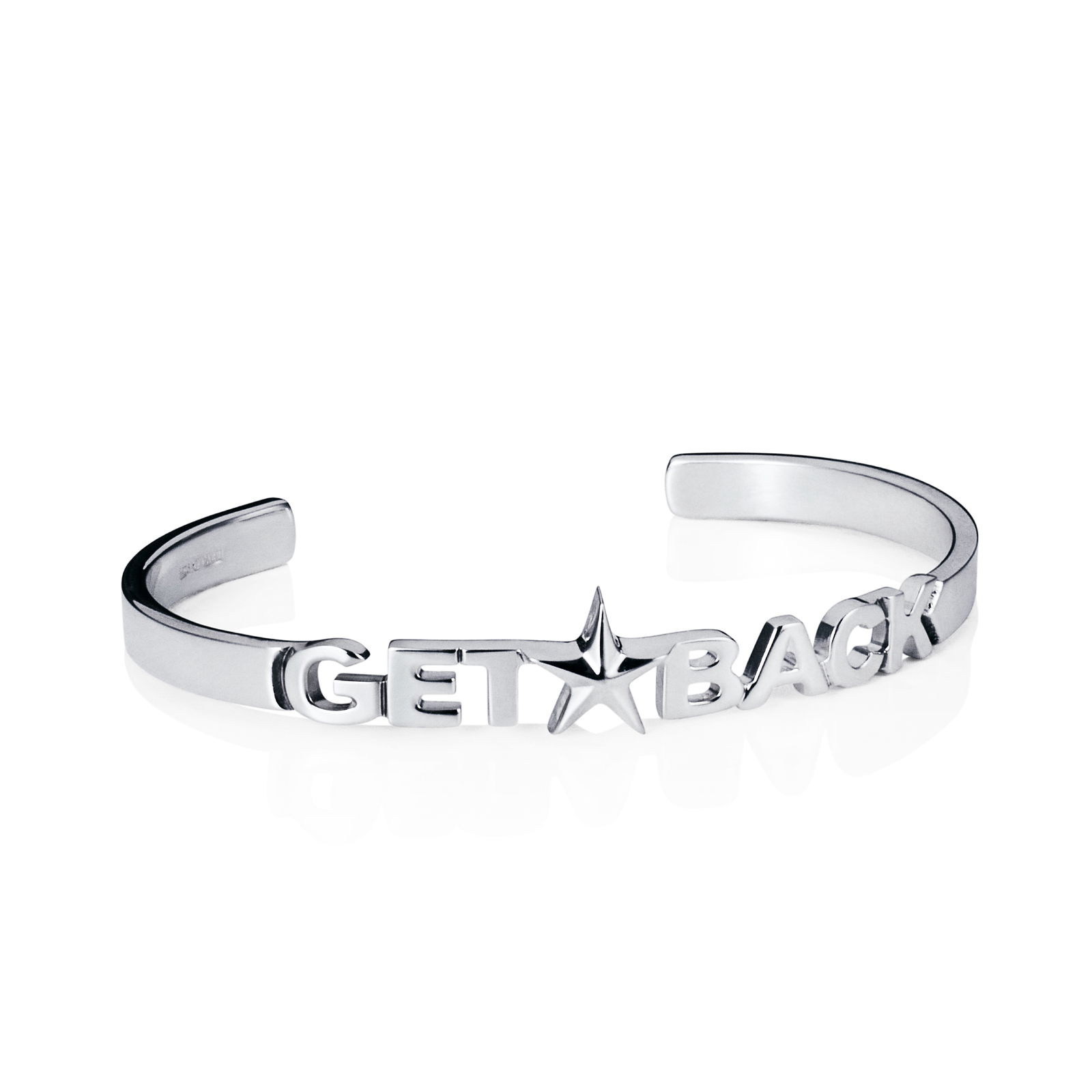 Efva Attling Get Back Cuff M - SILVER