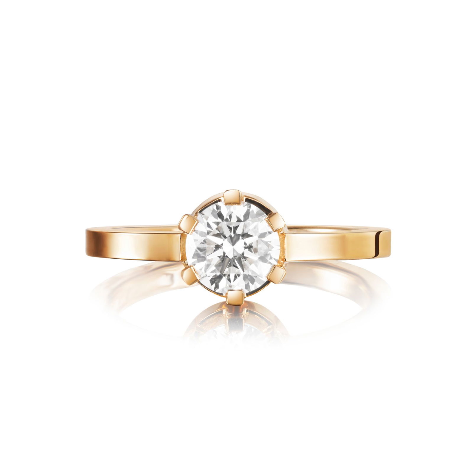 Efva Attling Crown Wedding Ring 1.0 ct. 19.25 - GULD