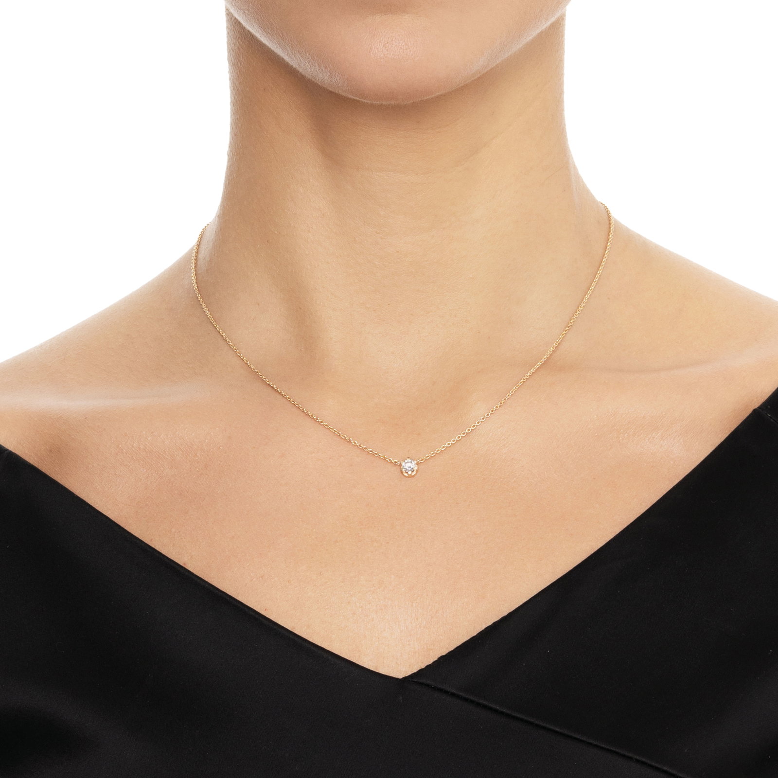 Crown & Stars Necklace 0.30 ct bild 2