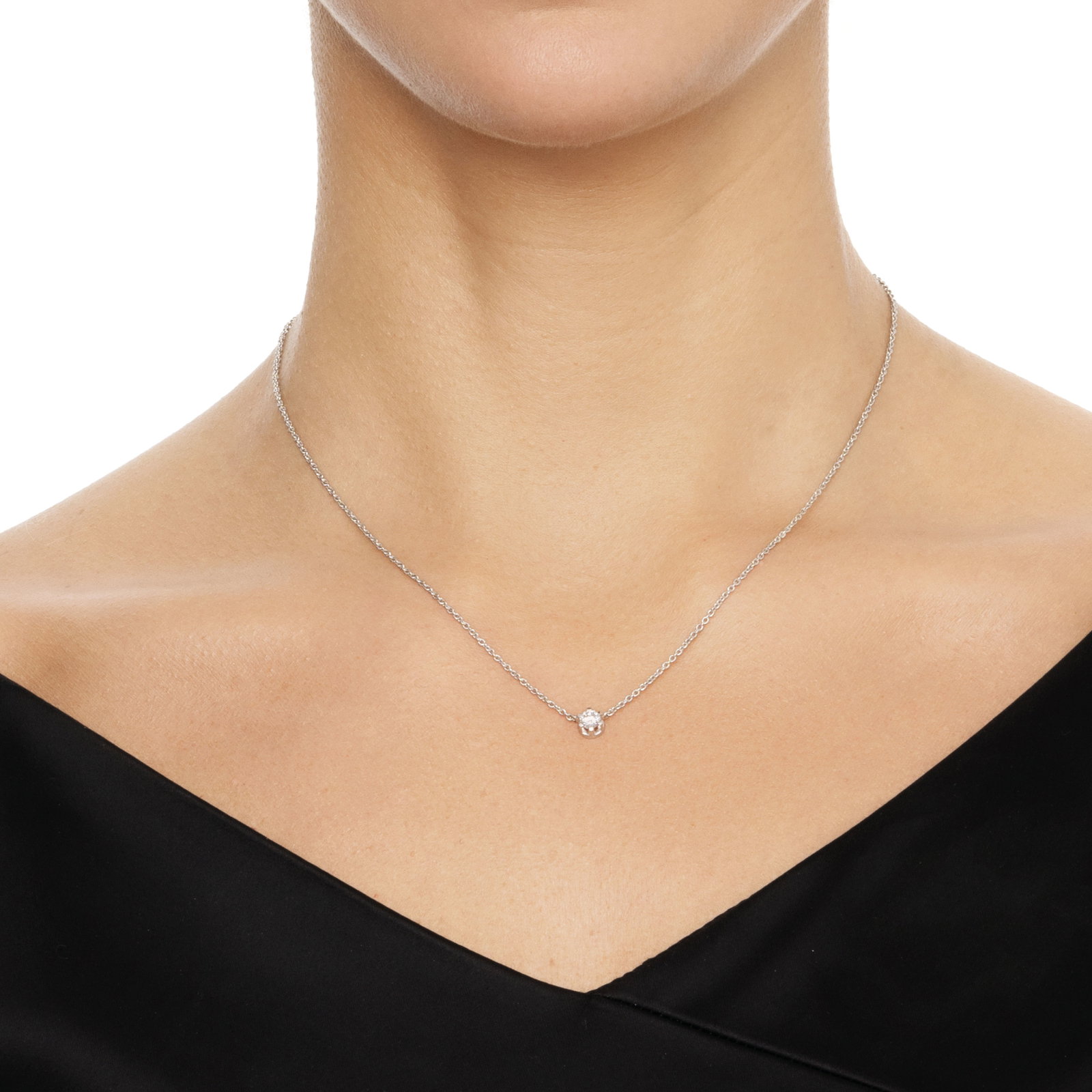 Crown & Stars Necklace 0.30 ct bild 2