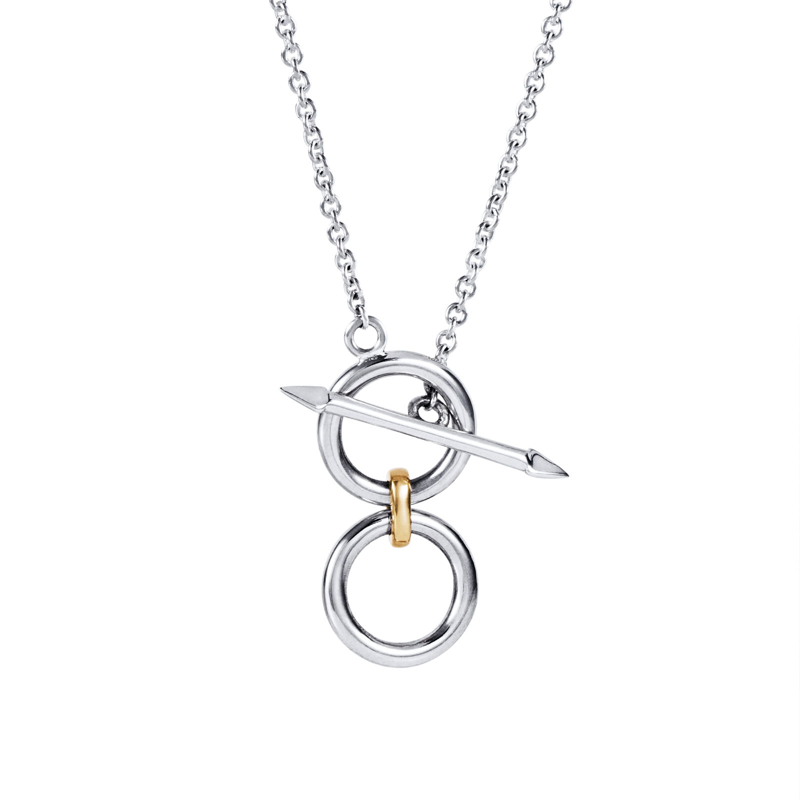 Alternativ bild 0 för Divorced With Children Halsband II 42 cm Silver 42