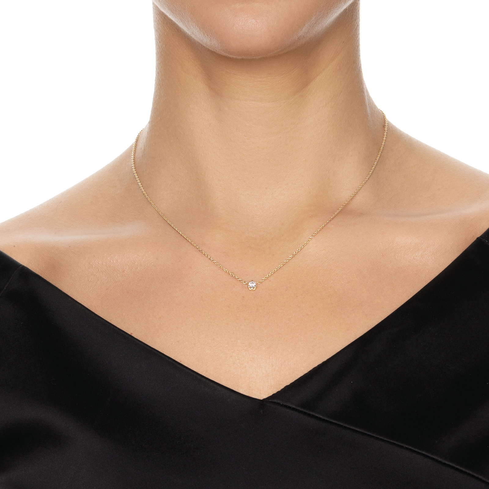 Crown & Stars Necklace 0.19 ct bild 2