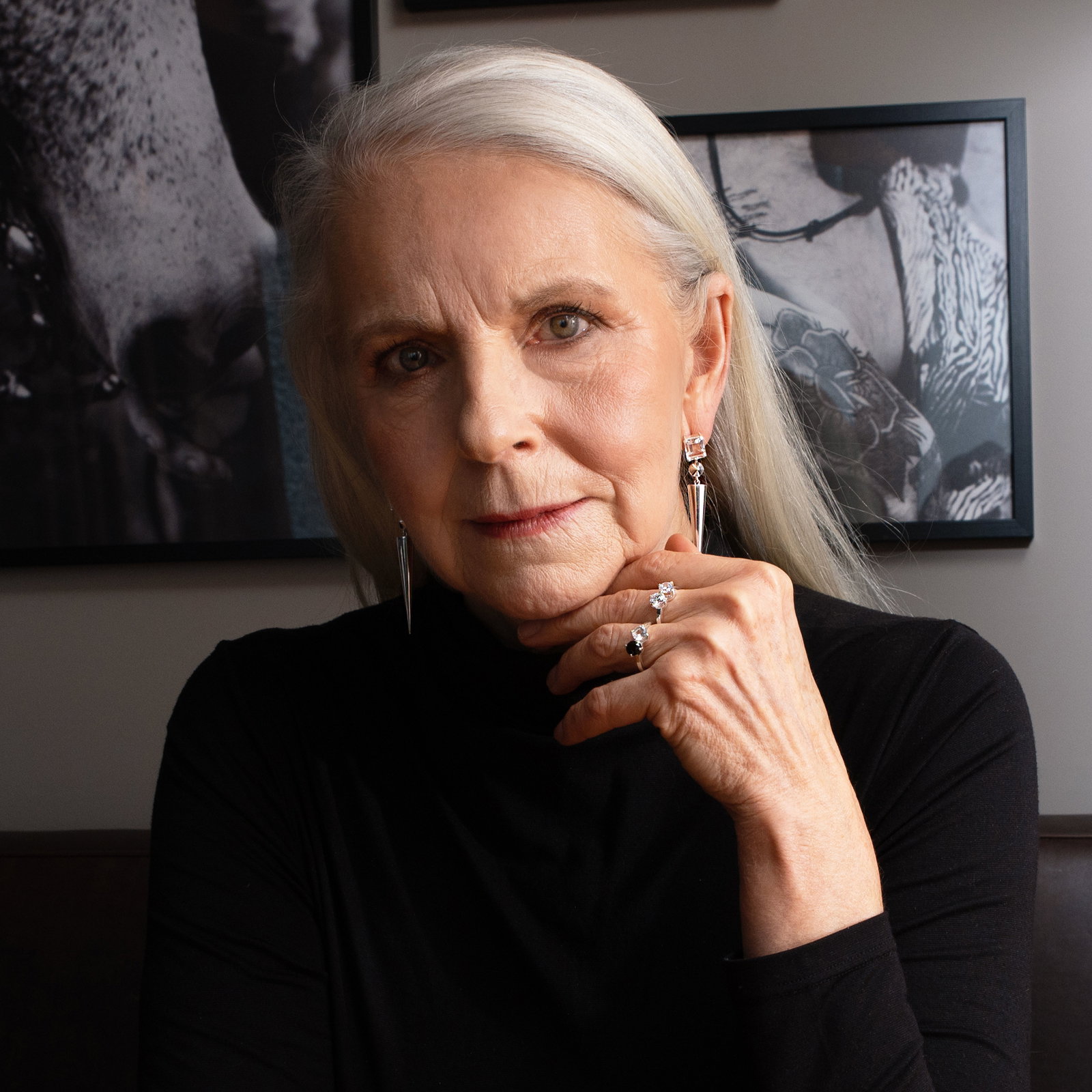 The Storm & I Ring Crystal Quartz/Onyx bild 2