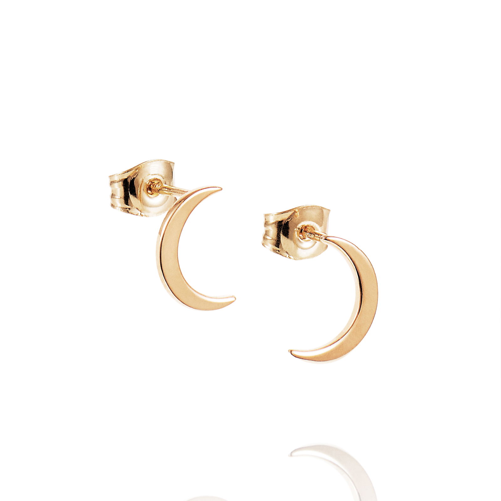 Alternativ bild 0 för Pencez Moon Örhänge Guld