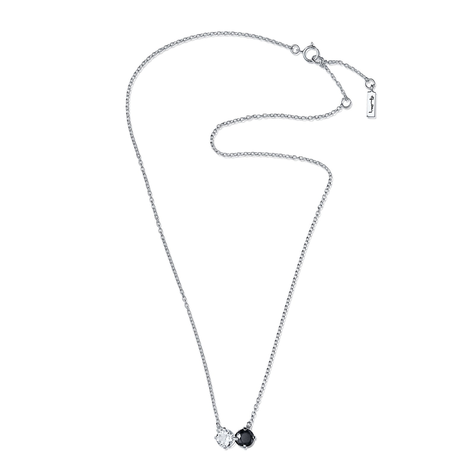 The Storm & I Necklace Crystal Quartz/Onyx bild 3