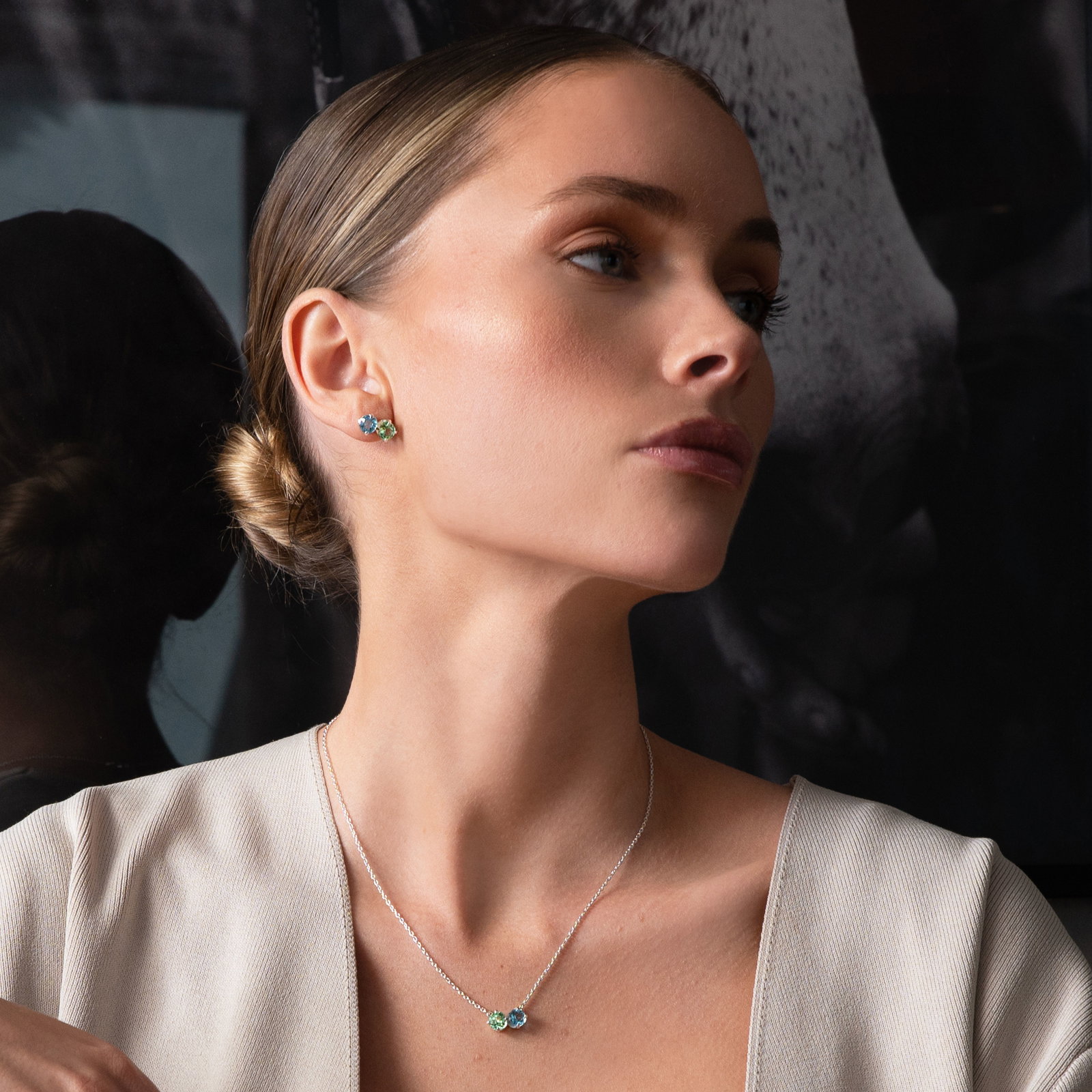 The Sea & I Ear Green Sapphire/Topaz bild 5