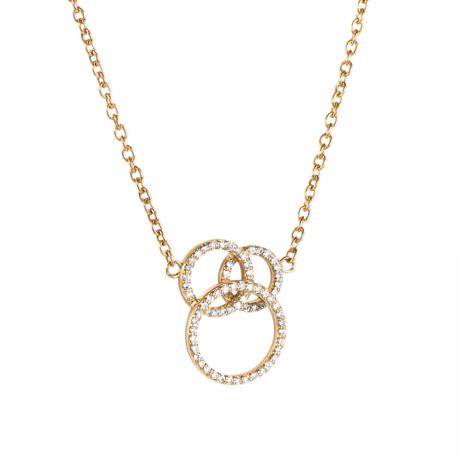 Alternativ bild 0 för Bubbles & Stars Halsband Guld