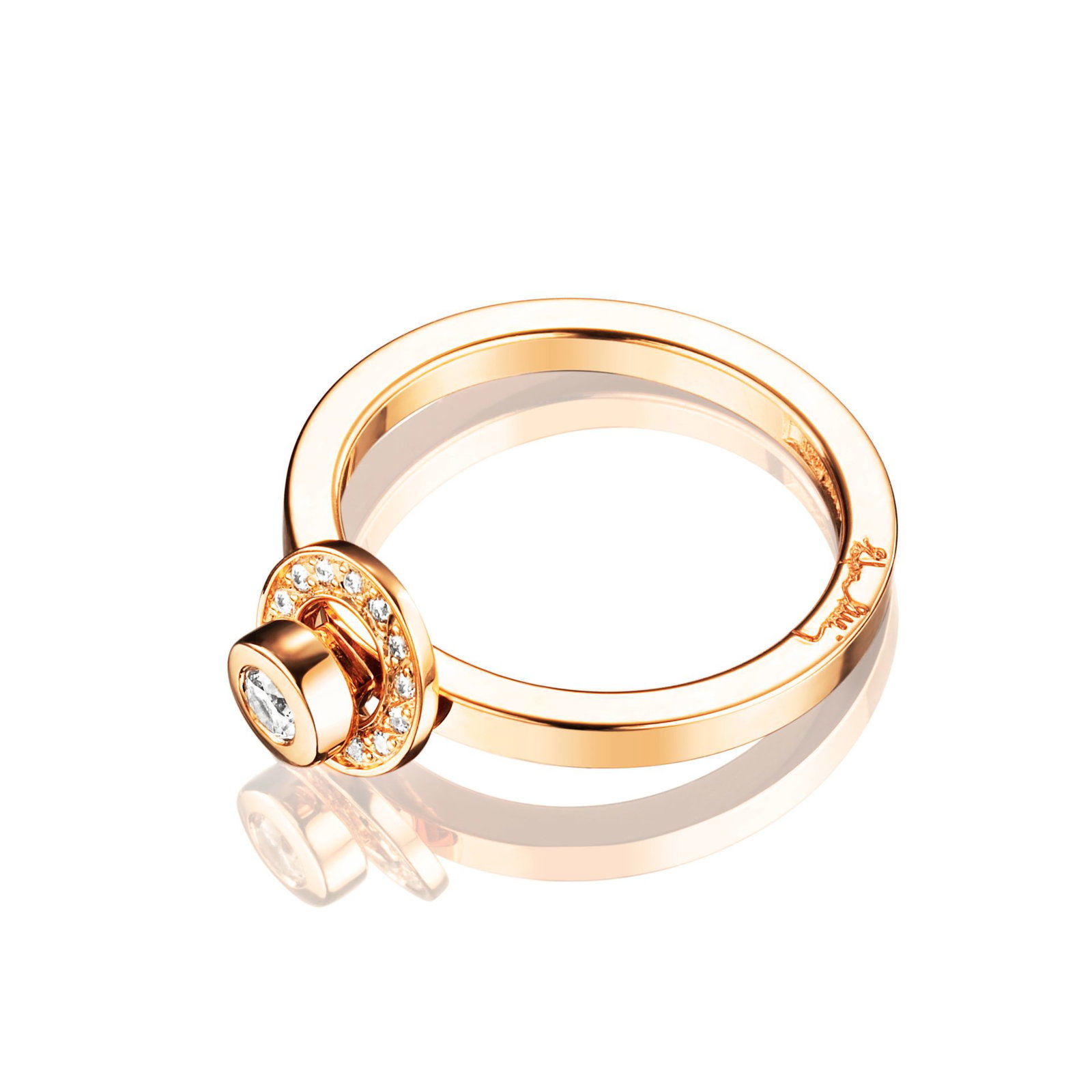 AVO Wedding Ring 0.12 ct bild 3