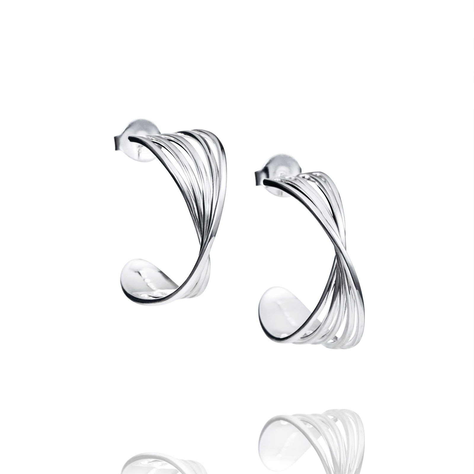 Alternativ bild 0 för Bridges Hoops Silver