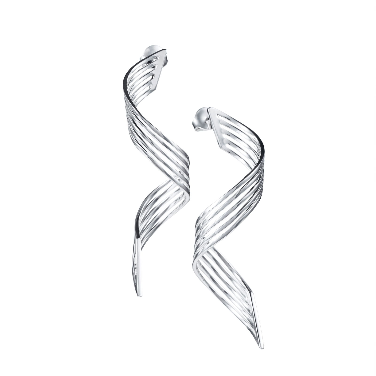 Alternativ bild 0 för Bridges Örhänge Silver