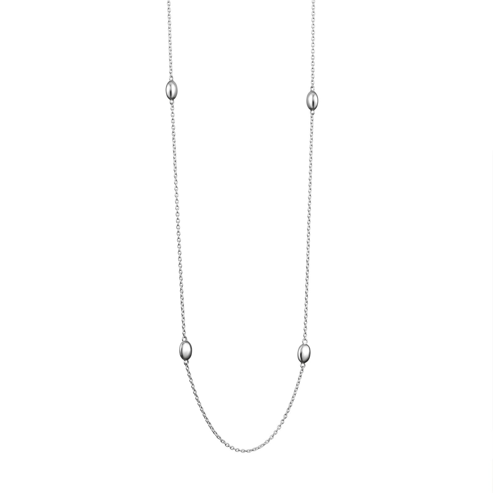Alternativ bild 0 för Love Bead Long - Silver Halsband Silver 85 cm