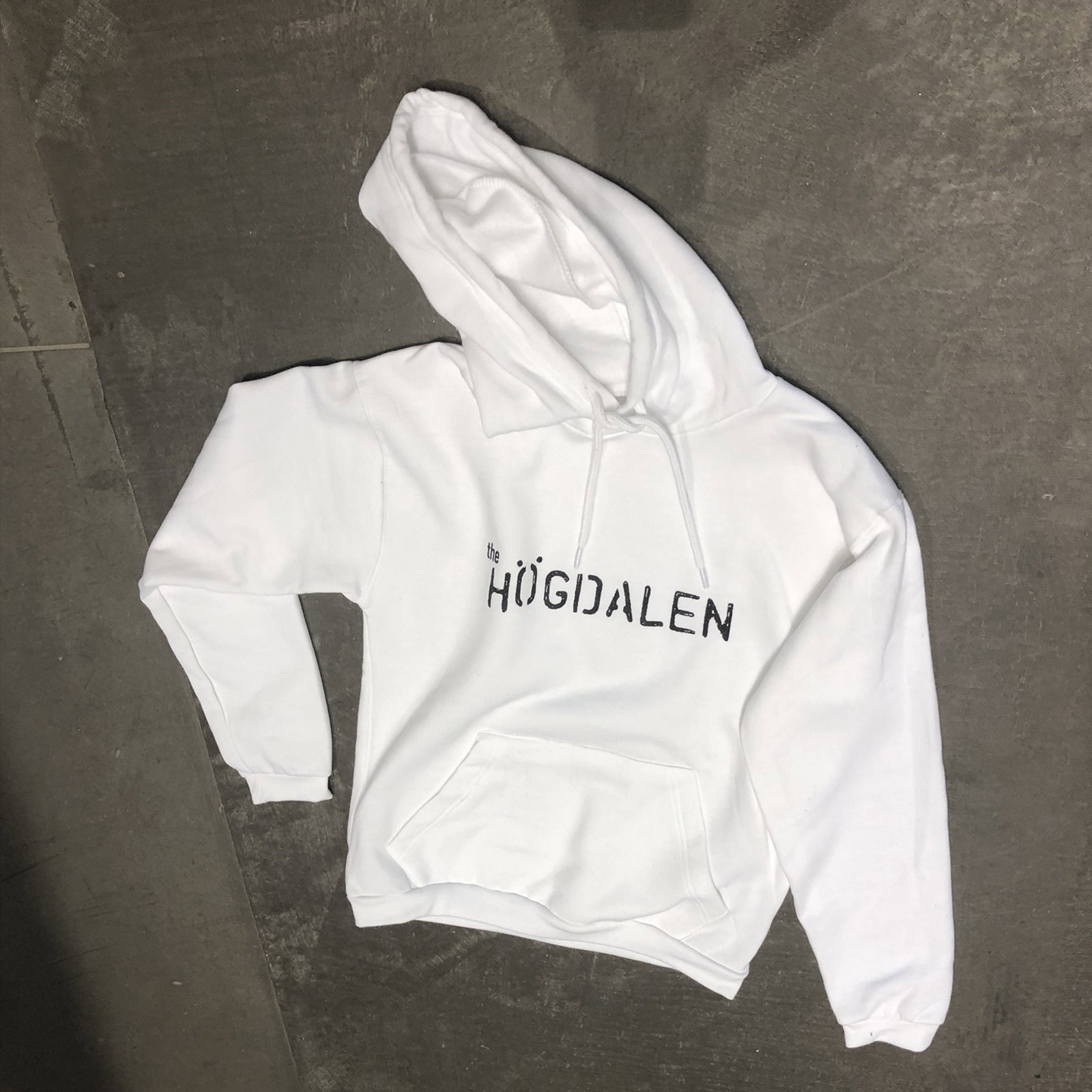 Efva Attling HOODIE HÖGDALEN UNISEX - WHITE. S - NATURMATERIAL