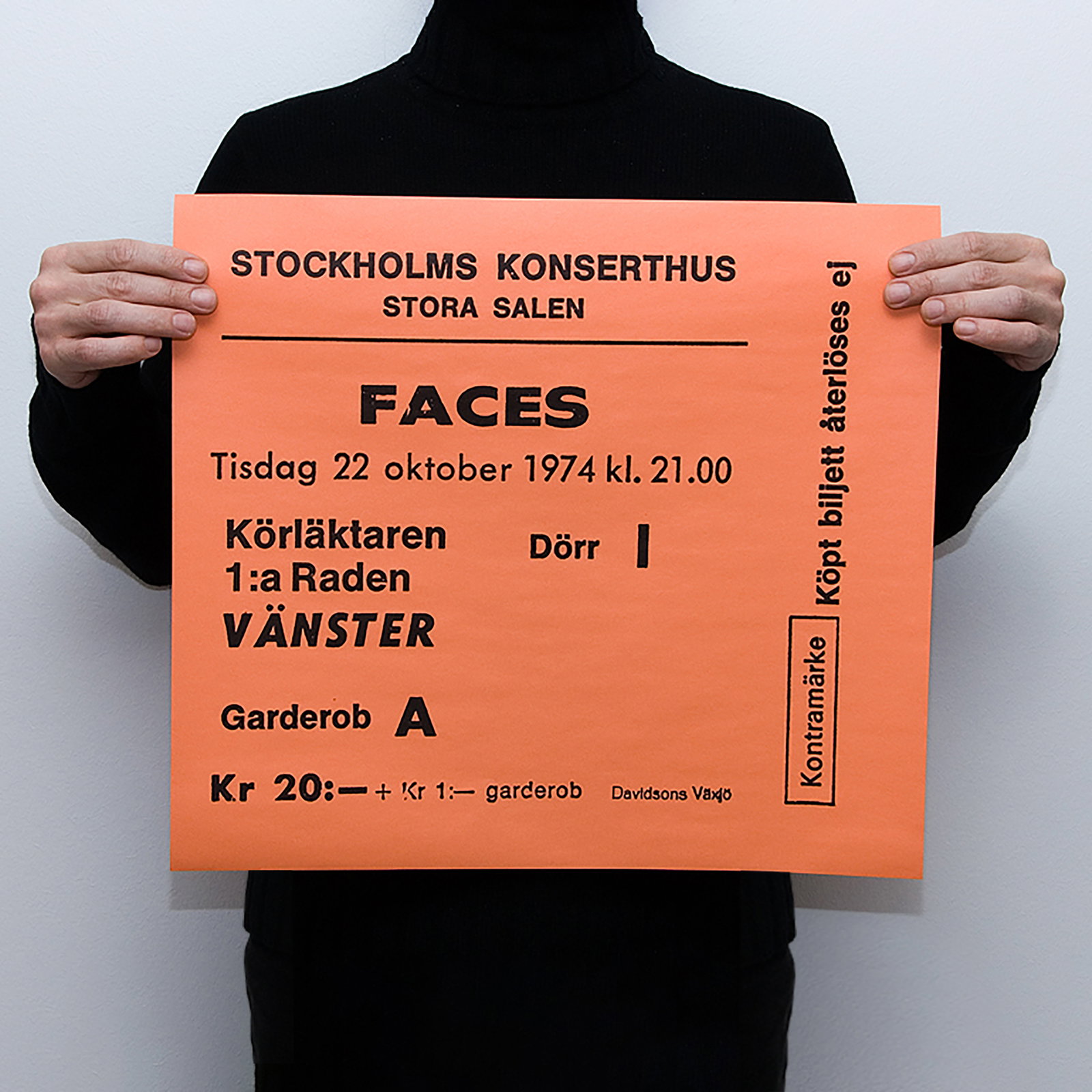 Efva Attling TICKET - Faces. 485 X 433 CM - ÖVRIGT