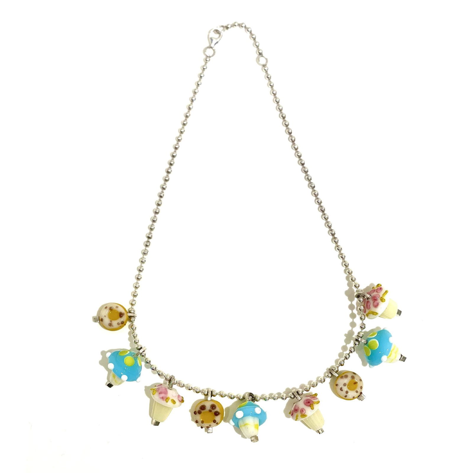 Efva Attling Mushroom Magic Collier. 42/45 - SILVER