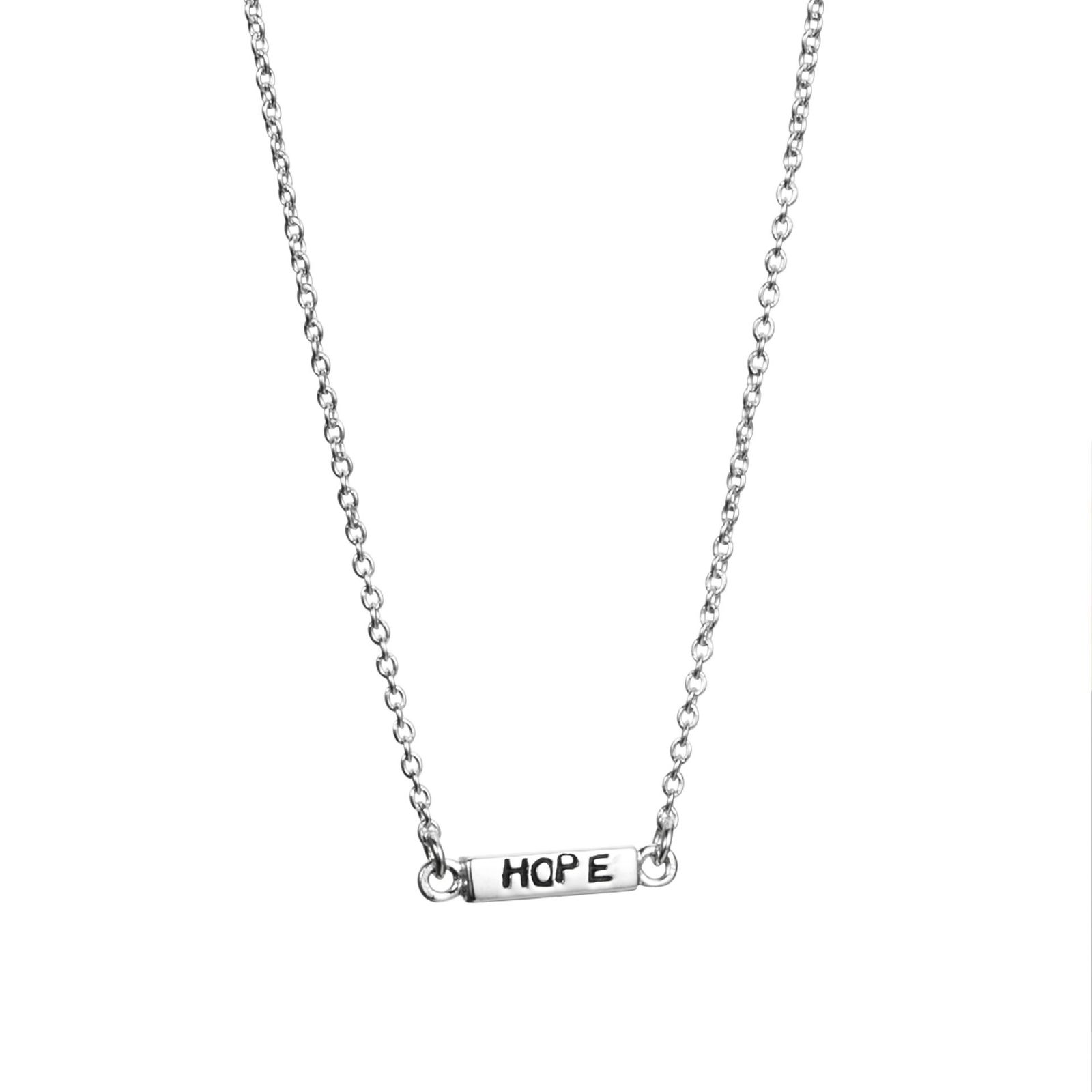 Alternativ bild 0 för Mini Me Hope Halsband Silver 42-45 cm