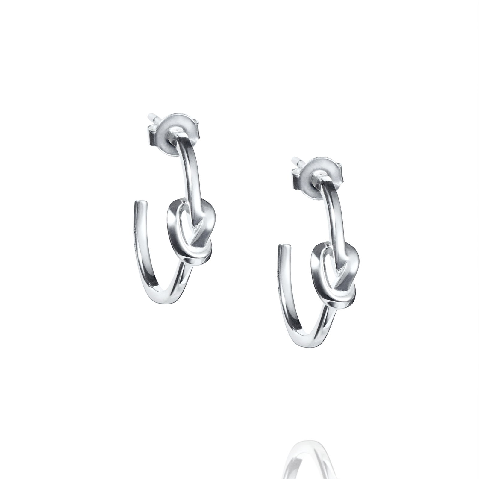 Alternativ bild 0 för Love Knot Hoops