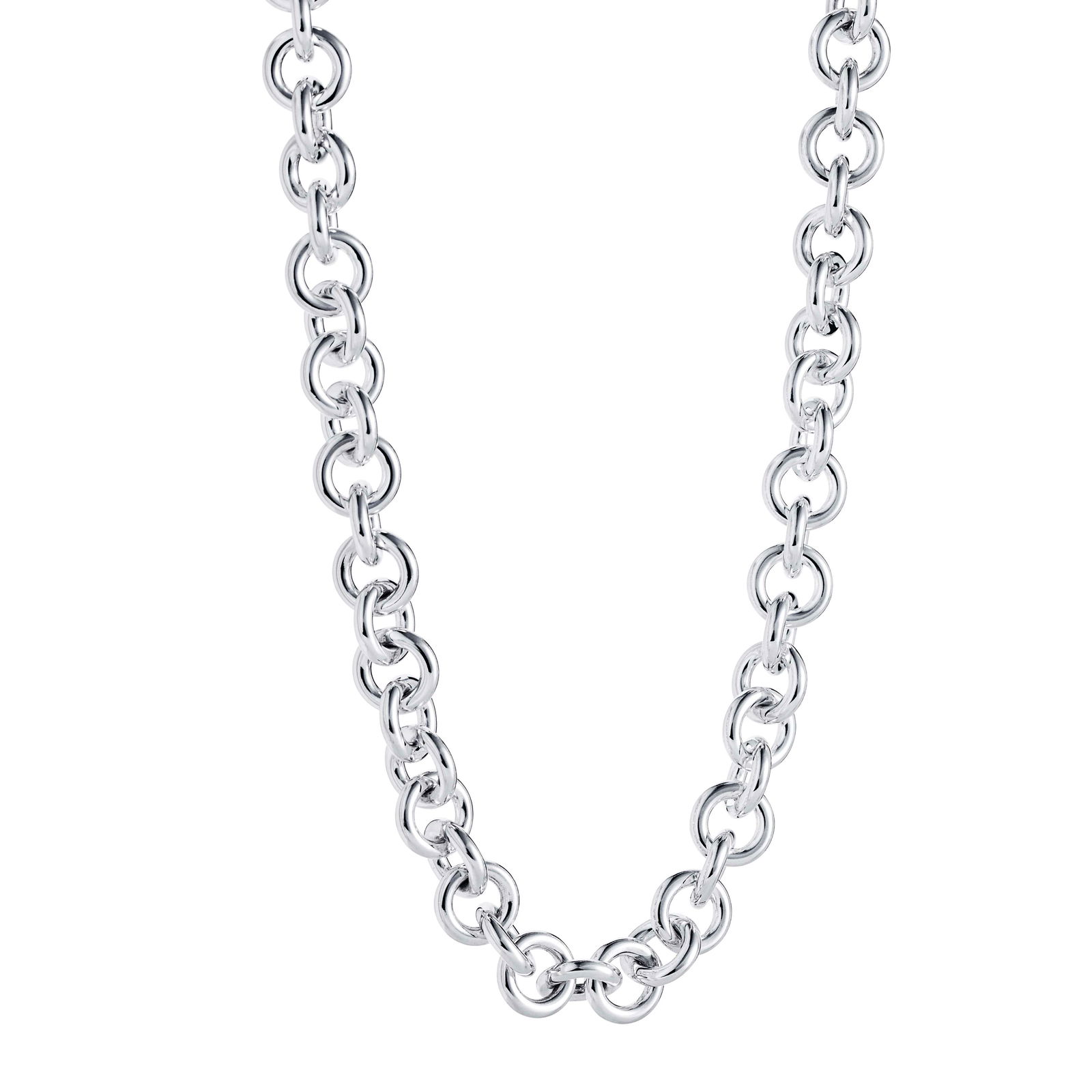 Alternativ bild 0 för Chain Halsband Silver 45 cm