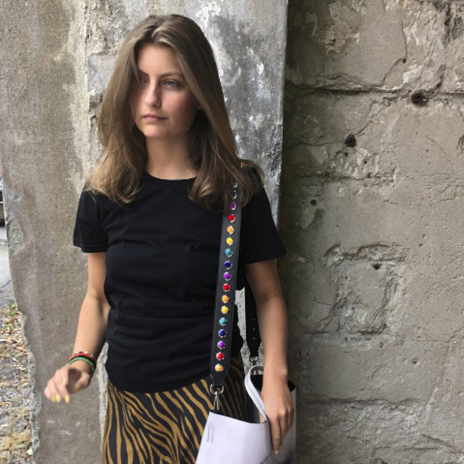 Efva Attling BAGSTRAP - Rainbow. ONE SIZE - LÄDER