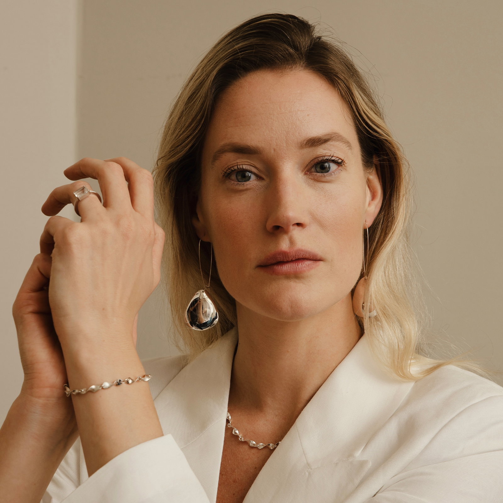 Rose Petal Earrings bild 4