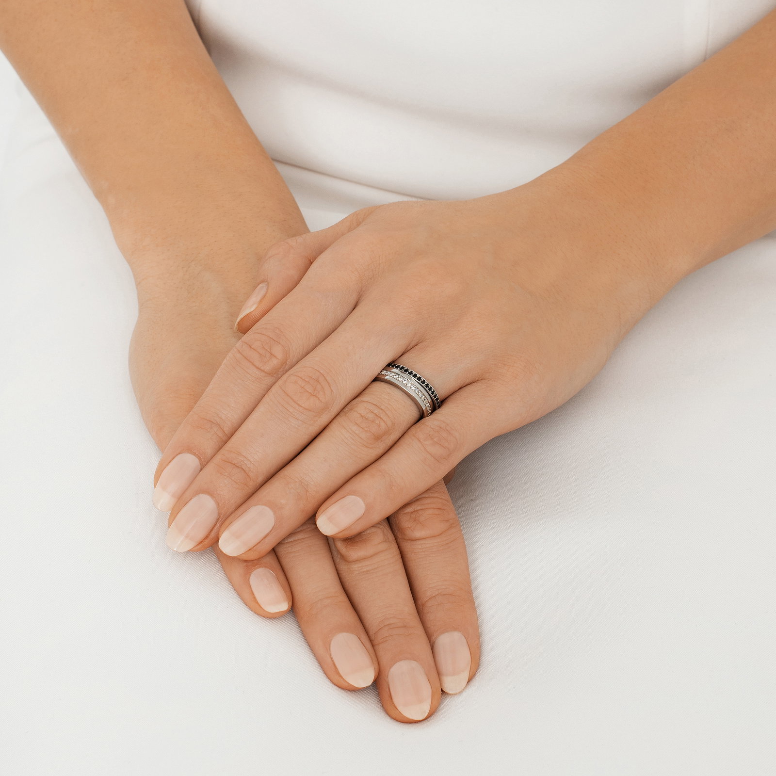 Signature & Black Stars Thin Ring bild 2