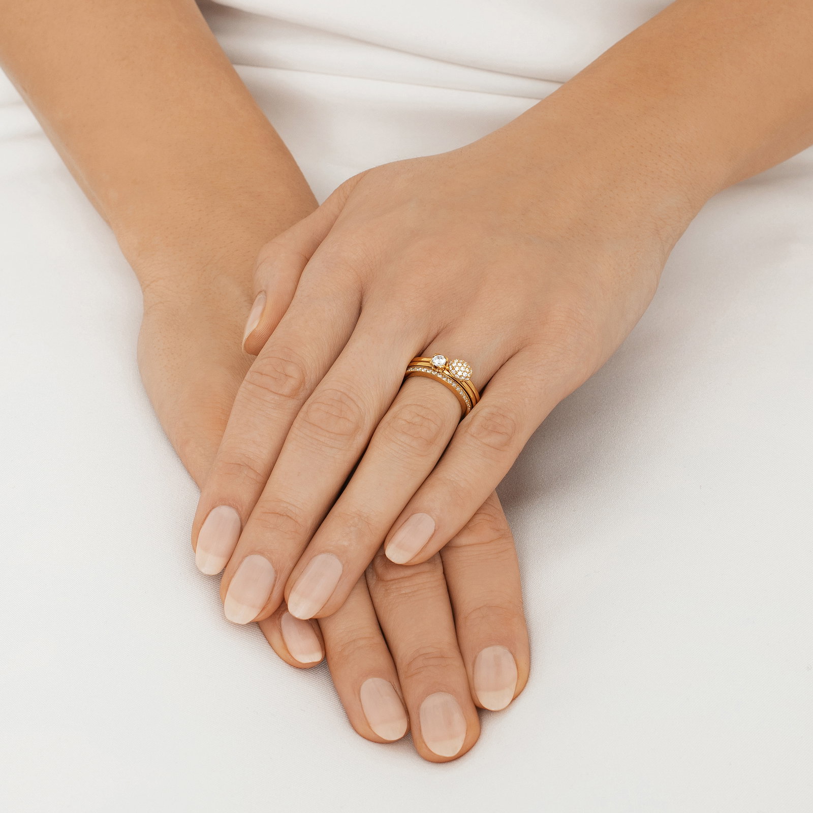 Love Bead Wedding Ring 0.19 ct bild 8