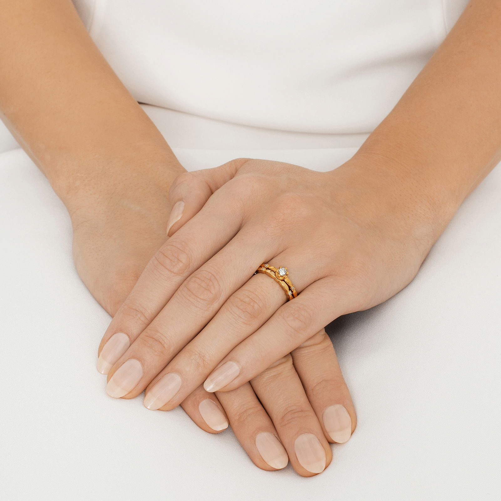 Forget Me Not Star Ring 0.19 ct bild 2