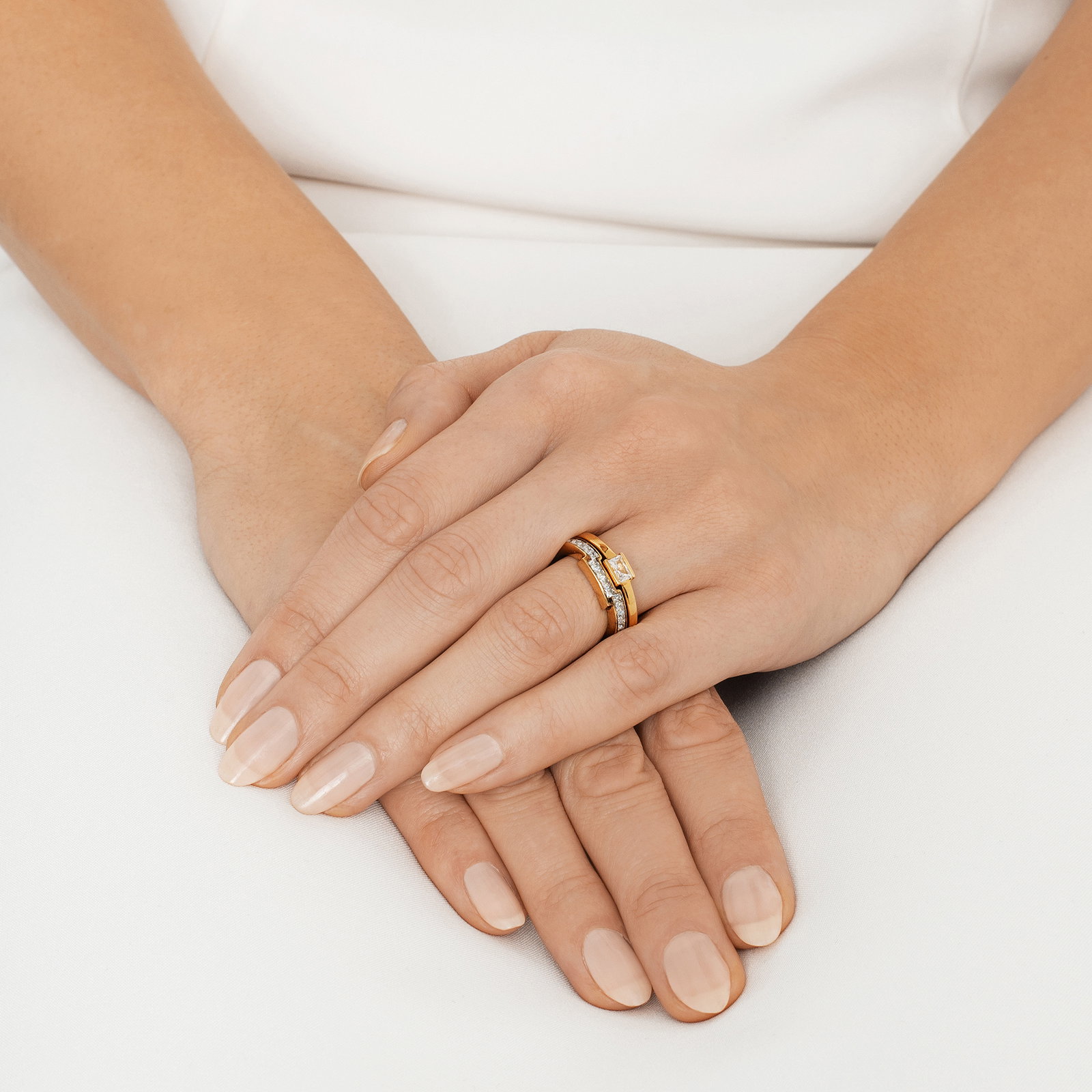 Deco Wedding Ring 0.36 ct bild 2