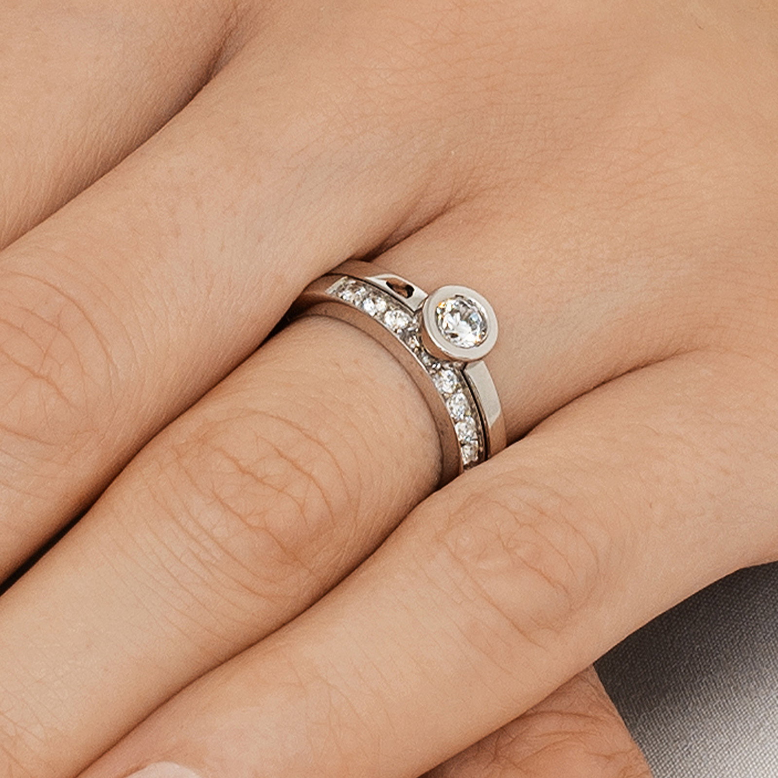 The Wedding Thin Ring 0.40 ct bild 5