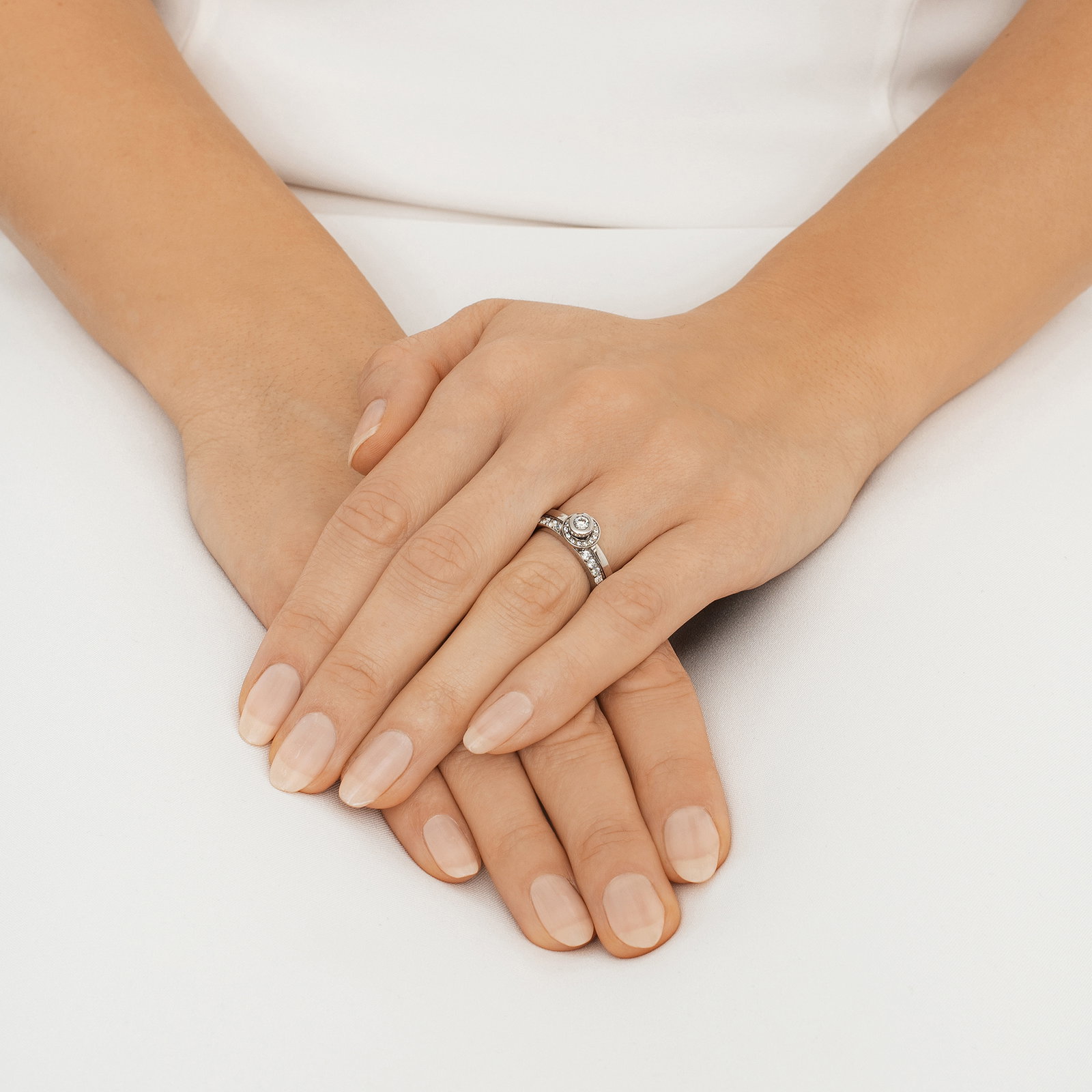 AVO Wedding Ring 0.12 ct bild 2