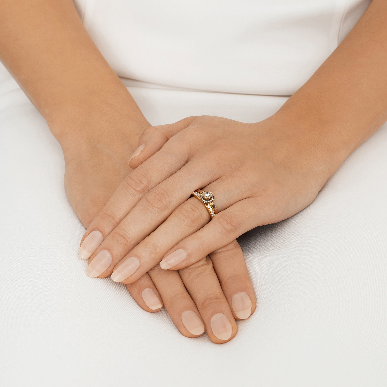 AVO Wedding Ring 0.12 ct bild 2