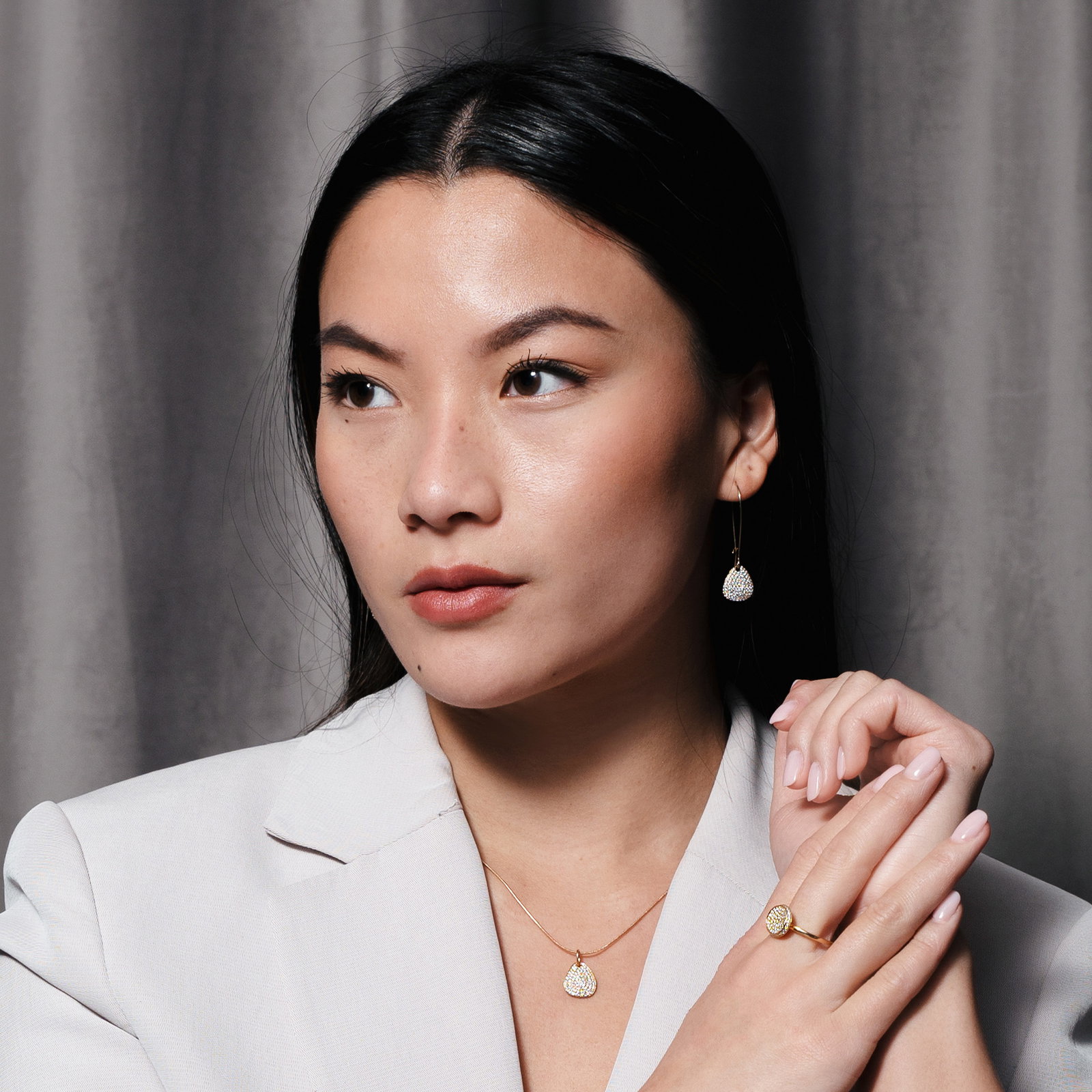 Mini Rose Petal & Stars Pendant bild 2