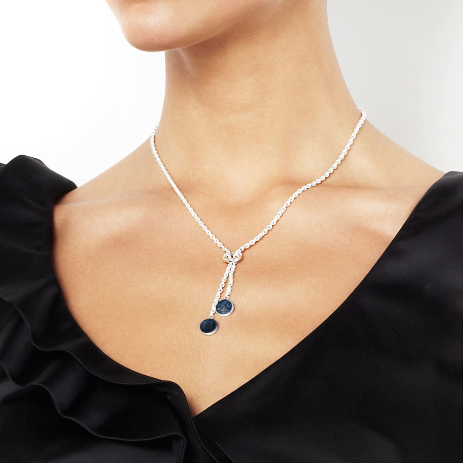 Twin Dots Necklace bild 3